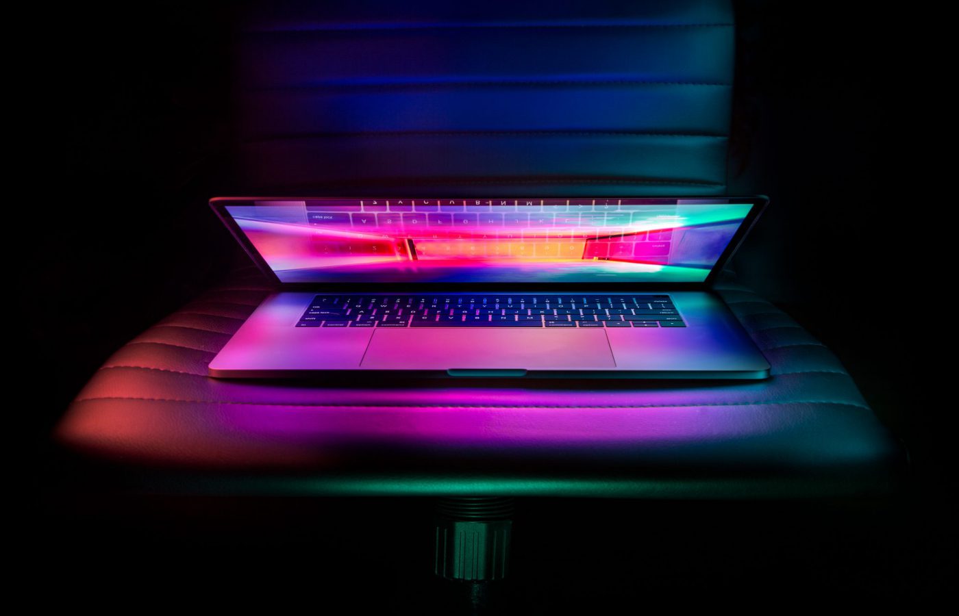Colourful Macbook Screen Light
